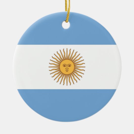 Ornament unter der Flagge Argentiniens (Vorne)