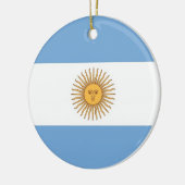 Ornament unter der Flagge Argentiniens (Links)