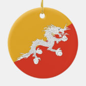 Ornament unter der Flagge Bhutans (Hinten)