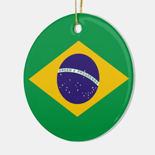 Ornament unter der Flagge Brasiliens (Links)