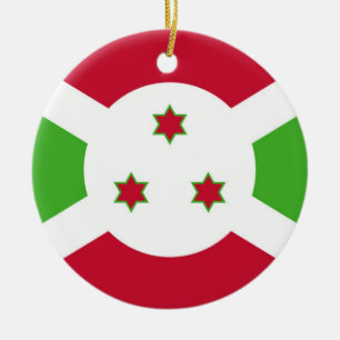 Ornament unter der Flagge Burundis