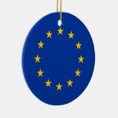 Ornament unter der Flagge der europäischen Gewerks (Rechts)