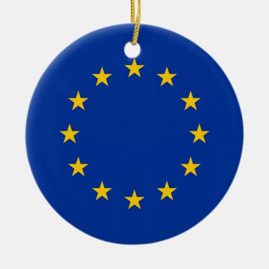 Ornament unter der Flagge der europäischen Gewerks (Vorne)