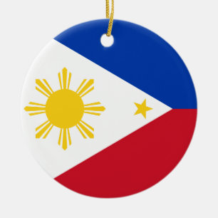 Ornament unter der Flagge der Philippinen