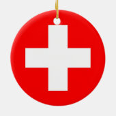 Ornament unter der Flagge der Schweiz (Hinten)