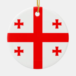 Ornament unter der Flagge Georgiens