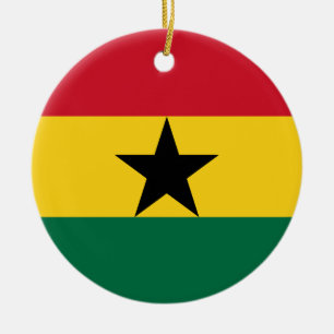 Ornament unter der Flagge Ghanas