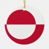 Ornament unter der Flagge Grönlands (Vorne)