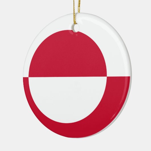 Ornament unter der Flagge Grönlands (Links)