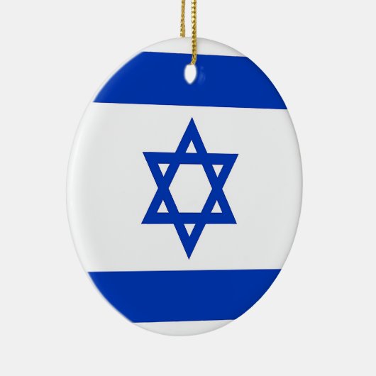 Ornament unter der Flagge Israels (Rechts)