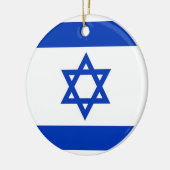 Ornament unter der Flagge Israels (Links)