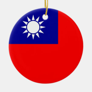 Ornament unter der Flagge Taiwans