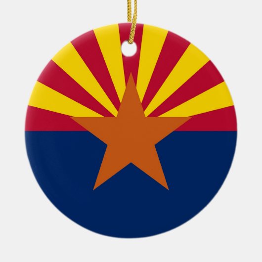 Ornament unter der Flagge von Arizona (Vorne)