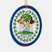 Ornament unter der Flagge von Belize (Rechts)