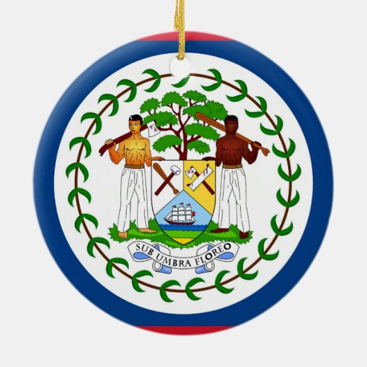 Ornament unter der Flagge von Belize (Hinten)