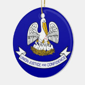 Ornament unter der Flagge von Louisiana (Links)