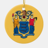 Ornament unter der Flagge von New Jersey (Vorne)