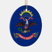 Ornament unter der Flagge von North Dakota (Rechts)