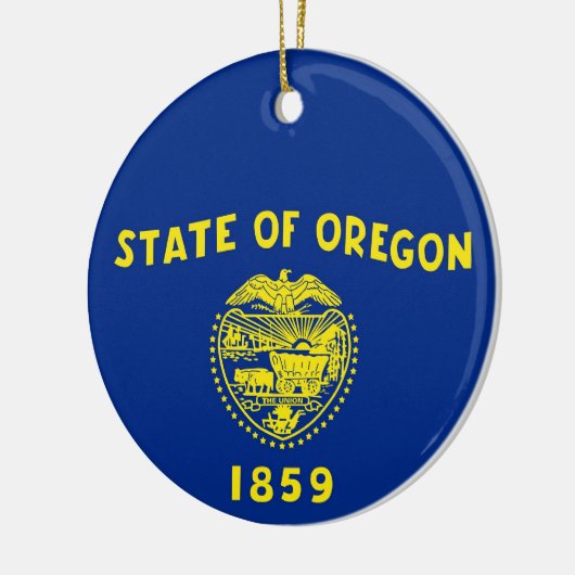 Ornament unter der Flagge von Oregon (Links)