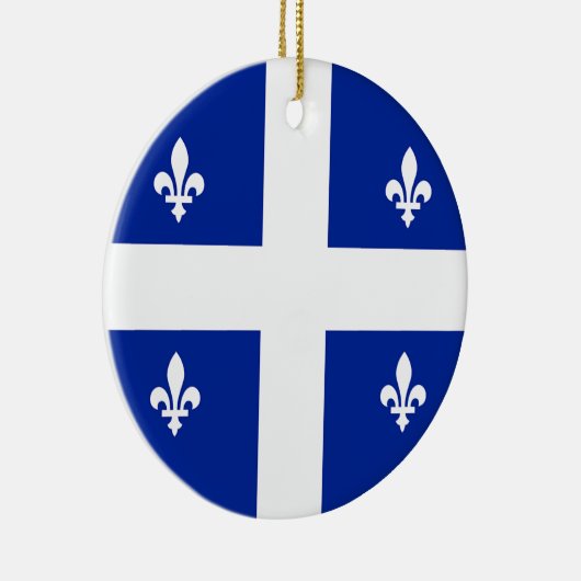 Ornament unter der Flagge von Quebec, Kanada (Rechts)