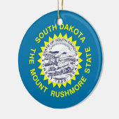 Ornament unter der Flagge von South Dakota (Links)