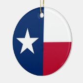 Ornament unter der Flagge von Texas (Links)