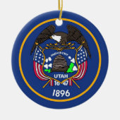 Ornament unter der Flagge von Utah (Vorne)