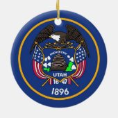 Ornament unter der Flagge von Utah (Hinten)