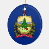 Ornament unter der Flagge von Vermont (Links)