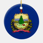 Ornament unter der Flagge von Vermont (Hinten)