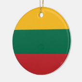 Ornament unter litauischer Flagge (Links)