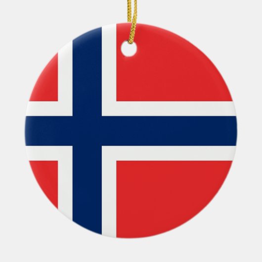 Ornament unter norwegischer Flagge (Vorne)