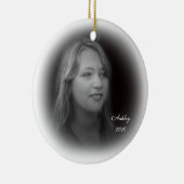 Ornament verblassen Portrait mit Weihnachtskranz z (Rechts)