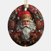 Ornament Vintager Weihnachtsmann (Links)