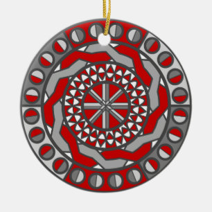 Ornament von Roten Maschinen