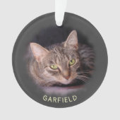 Ornament w. 2 Ihrer Fotos und Namen Akryllisch (Vorderseite)