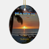 Ornament: Waikoloa Sunset #1 (Circle) Keramik Ornament (Rechts)