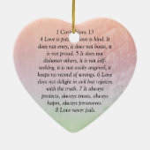 ORNAMENT - WAS IST LIEBE? KORINTHIEN 13:4 BIBLE (Hinten)