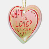 ORNAMENT - WAS IST LIEBE? KORINTHIEN 13:4 BIBLE (Links)