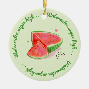 Ornament - Wassermelonzucker hoch