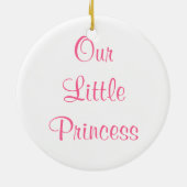 Ornament - Weihnachten - Baby Girl Bling (Hinten)