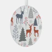 Ornament - Weihnachtsbaum Skandinavien (Vorderseite Rechts)
