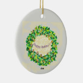 Ornament : Weihnachtsfeier /Glückliche Feiertage (Rechts)