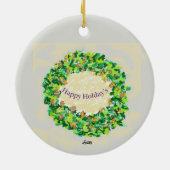 Ornament : Weihnachtsfeier /Glückliche Feiertage (Hinten)