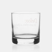 Ornament Whiskyglas (Rückseite)
