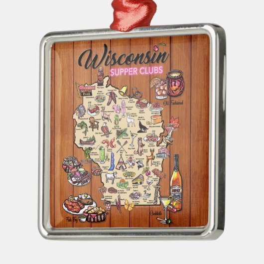 Ornament - Wisconsin Supper Club (Links)