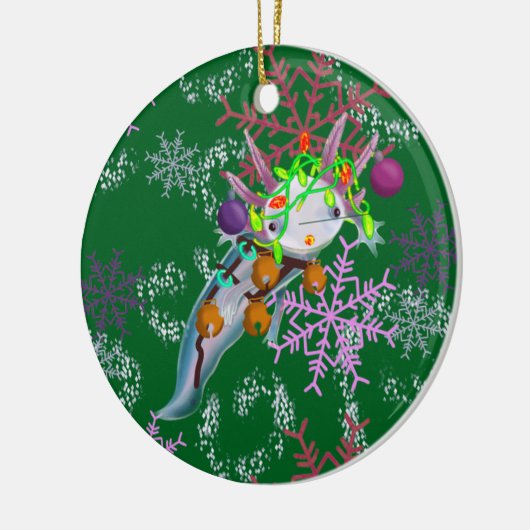 Ornament with axolotl (Links)