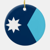 Ornament with flag of Minnesota, USA (Hinten)
