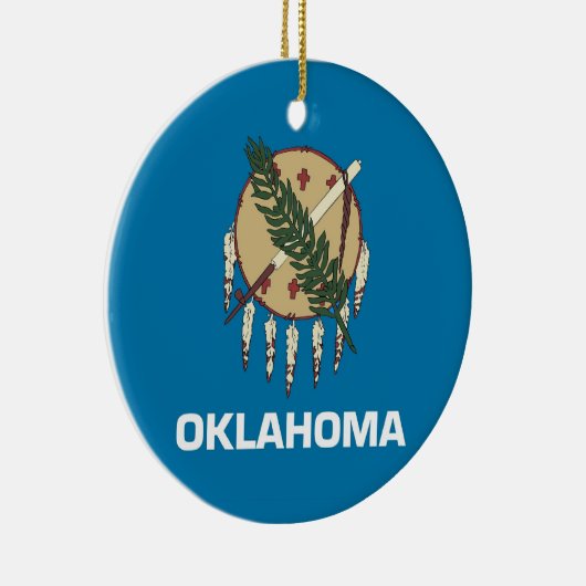 Ornament with flag of Oklahoma (Rechts)