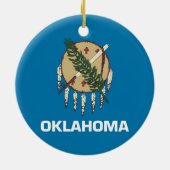 Ornament with flag of Oklahoma (Hinten)